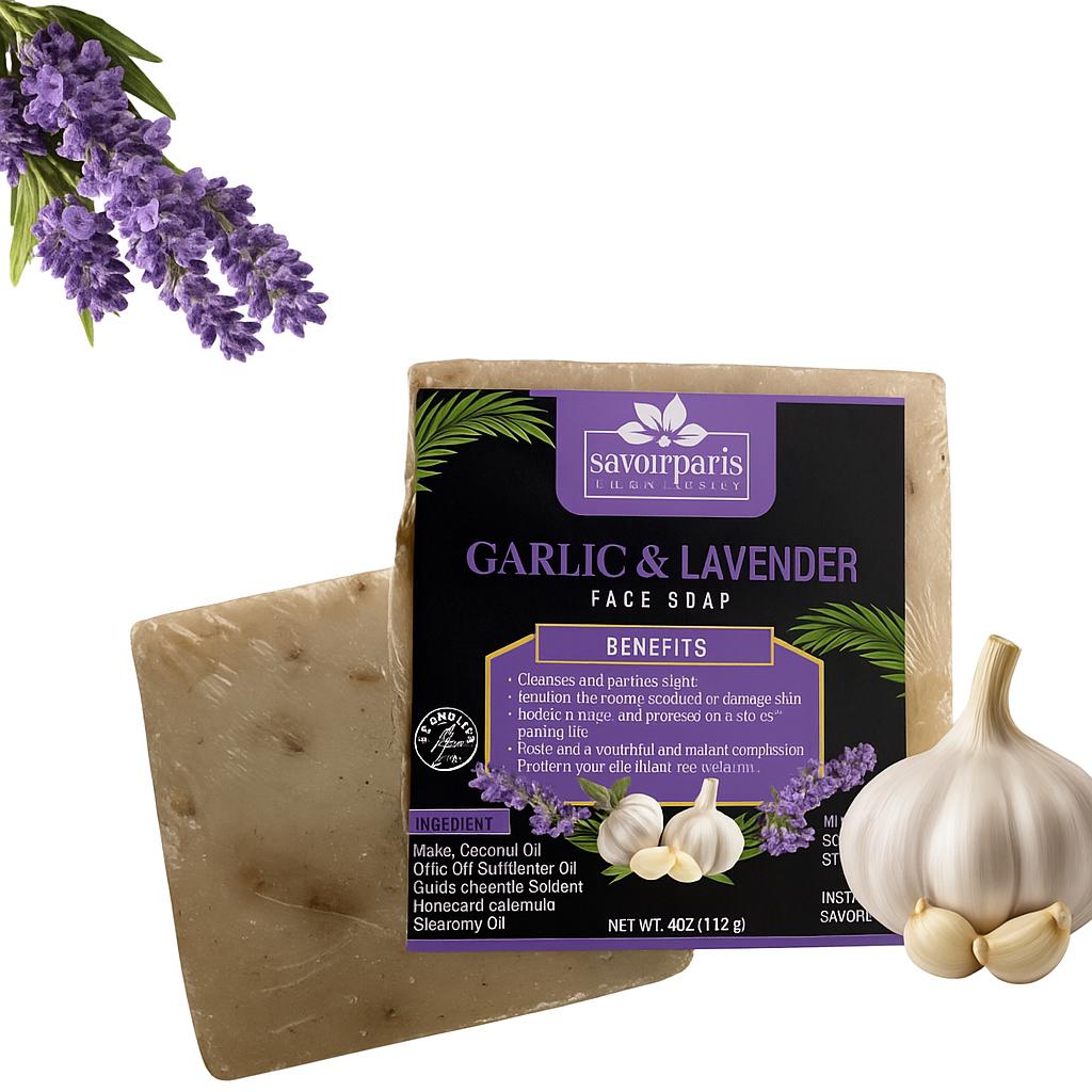 Garlic and lavender Soap
